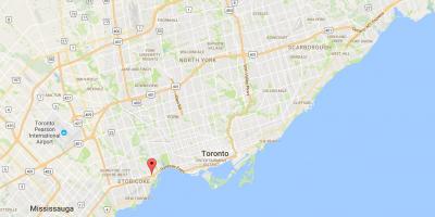 Sandy haritası-Queensway bölgesinde Toronto
