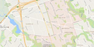 Smithfield mahalle mahalle Toronto haritası 