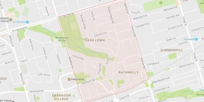 South Hill mahalle Toronto haritası 