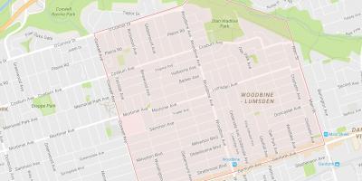 Square one Heights mahalle Toronto haritası 