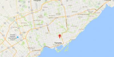 St. James Town district, Toronto haritası 