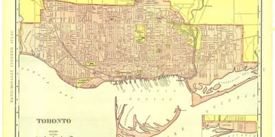 Tarihi Toronto haritası 