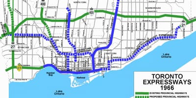 Toronto haritası Karayolları