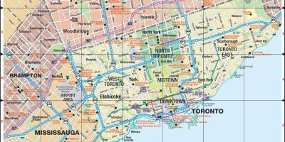 Karayolları harita Toronto