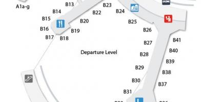 3 Toronto haritası Pearson havaalanı varış seviye terminal 