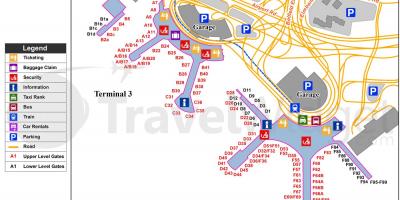 Toronto Pearson Uluslararası Havaalanı Haritayı göster
