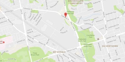 Trethewey sürücü Toronto haritası 