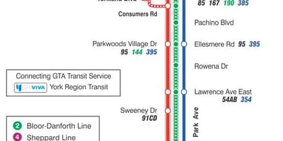 TTC 24 Victoria Parkı otobüs güzergahı Toronto haritası 