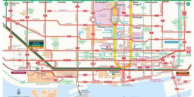 TTC harita downtown