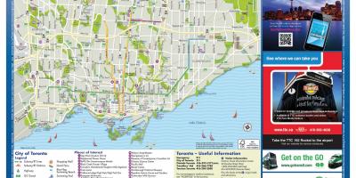 Turizm Toronto haritası 
