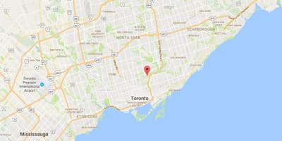 Harita Vali Köprüsü bölgesinde Toronto