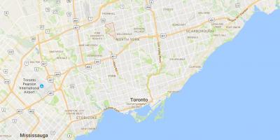 Westminster haritası–Branson bölgesinde Toronto