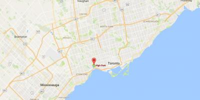 High Park, Toronto haritası 